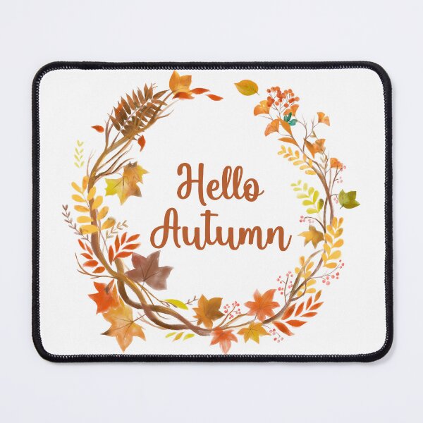 Item preview, Hello Autumn Leaf Wreath | Cozy Fall Botanical Design designed and sold by BigDigital.
