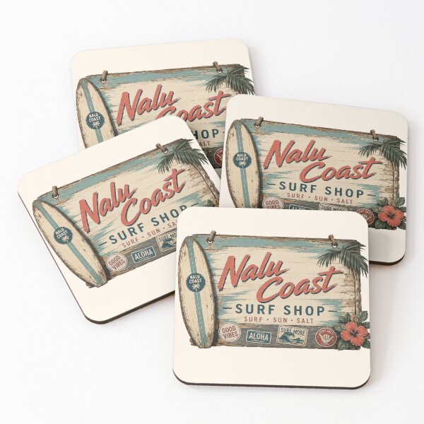 Item preview, Nalu Coast Surf Shop | Retro Hawaii  designed and sold by Nalu Coast.