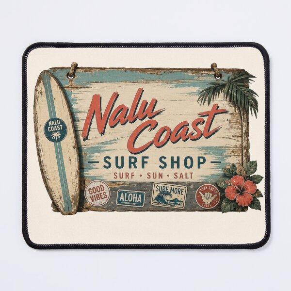 Item preview, Nalu Coast Surf Shop | Retro Hawaii designed and sold by Nalu Coast.
