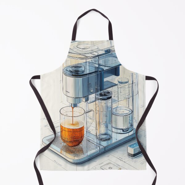 Item preview, Espresso Machine Blueprint designed and sold by Design Atlas.