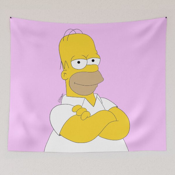 Item preview, Homer Simpson [Flat] [No background] designed and sold by CGrayzer-Art.