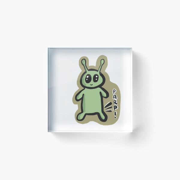Item preview, Farting alien designed and sold by SombreroDoodles.