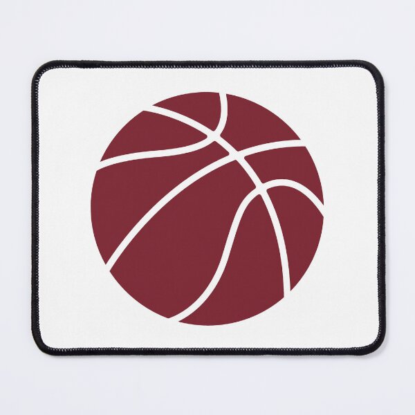 Item preview, Minimalist Burgundy Basketball Graphic designed and sold by pattern-archive.