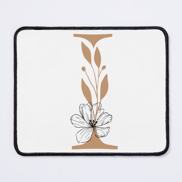 Item preview, Floral Monogram Letter I Sticker | Elegant Botanical Initial I designed and sold by Mia-sanocean.