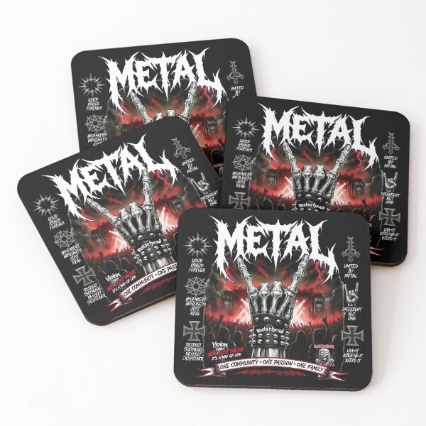 Item preview, Metal Way of Life Skeleton Horns Shirt designed and sold by DeimosArtIntl.