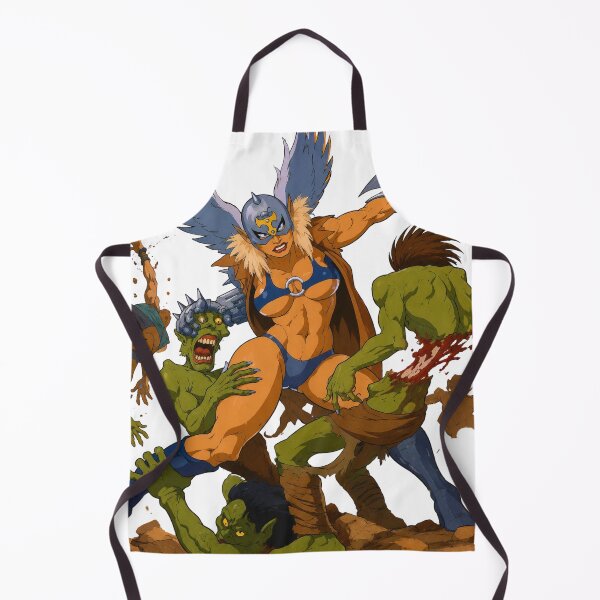 Item preview, Valkyrie Warrior Battle | Fantasy Barbarian vs Goblins | Classic Western Animation Style designed and sold by Hollow Moon Studios..