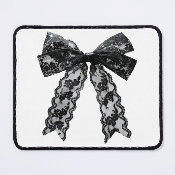 Item preview, Coquette Gothic Black Lace Bow designed and sold by Claudia Villota.