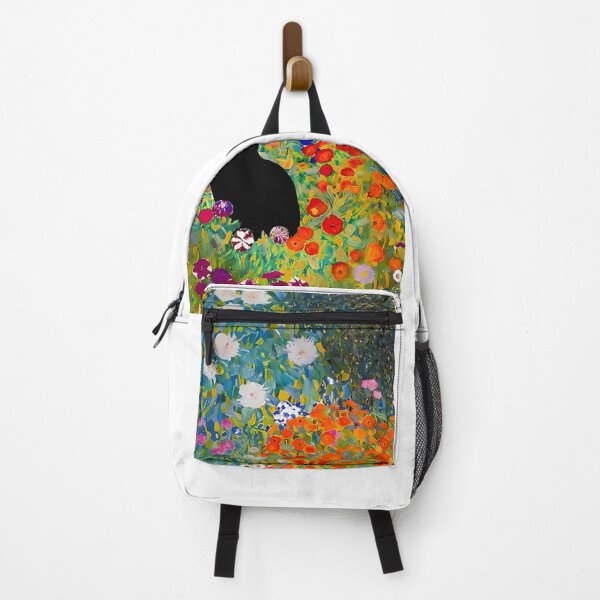 Item preview, Cat Art Print  Klimt  Black Cat In A Garden designed and sold by PurrfectHome.