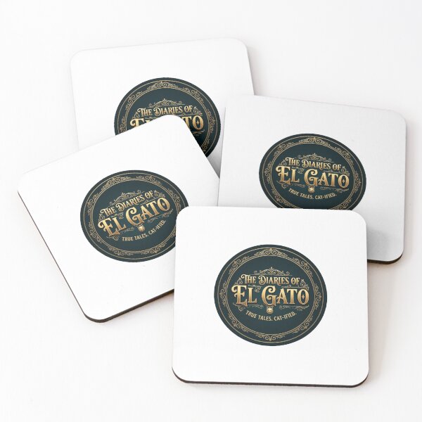 Item preview, El Gato Logo True Tales Transparent Background designed and sold by The Diaries of El Gato.