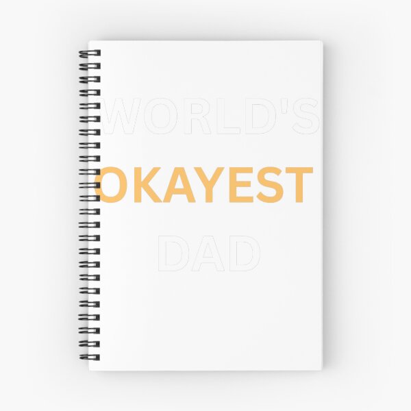Item preview, World's Okayest Dad, Funny T-Shirt designed and sold by WordWearTees.