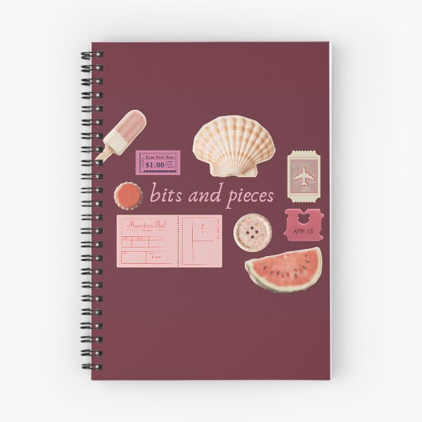 Item preview, bits and pieces, a junk journal cover  designed and sold by Made by Badgal.