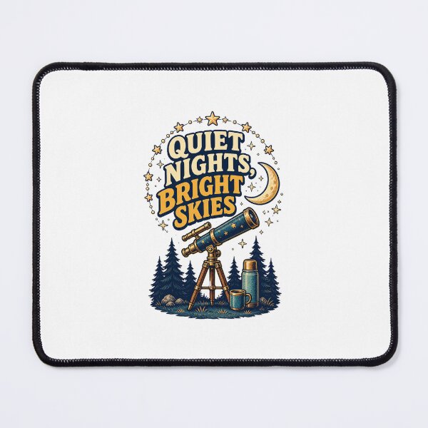 Item preview, Quiet Nights Bright Skies Vintage Stargazing Art designed and sold by CheerfulNest.