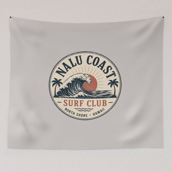Item preview, Nalu Coast Surf Club | Vintage Wave   designed and sold by Nalu Coast.