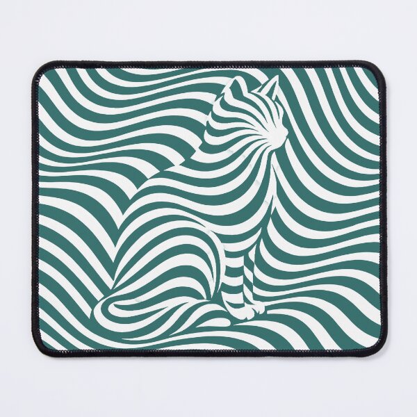 Item preview, Invisible Cat – Deep Teal Illusion designed and sold by WAUZ.