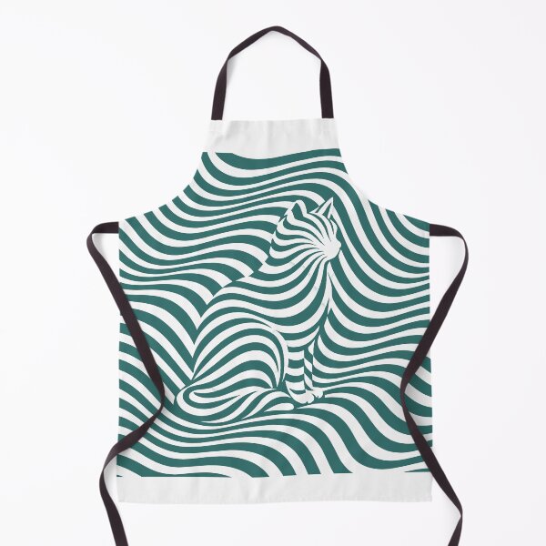 Item preview, Invisible Cat – Deep Teal Illusion designed and sold by WAUZ.
