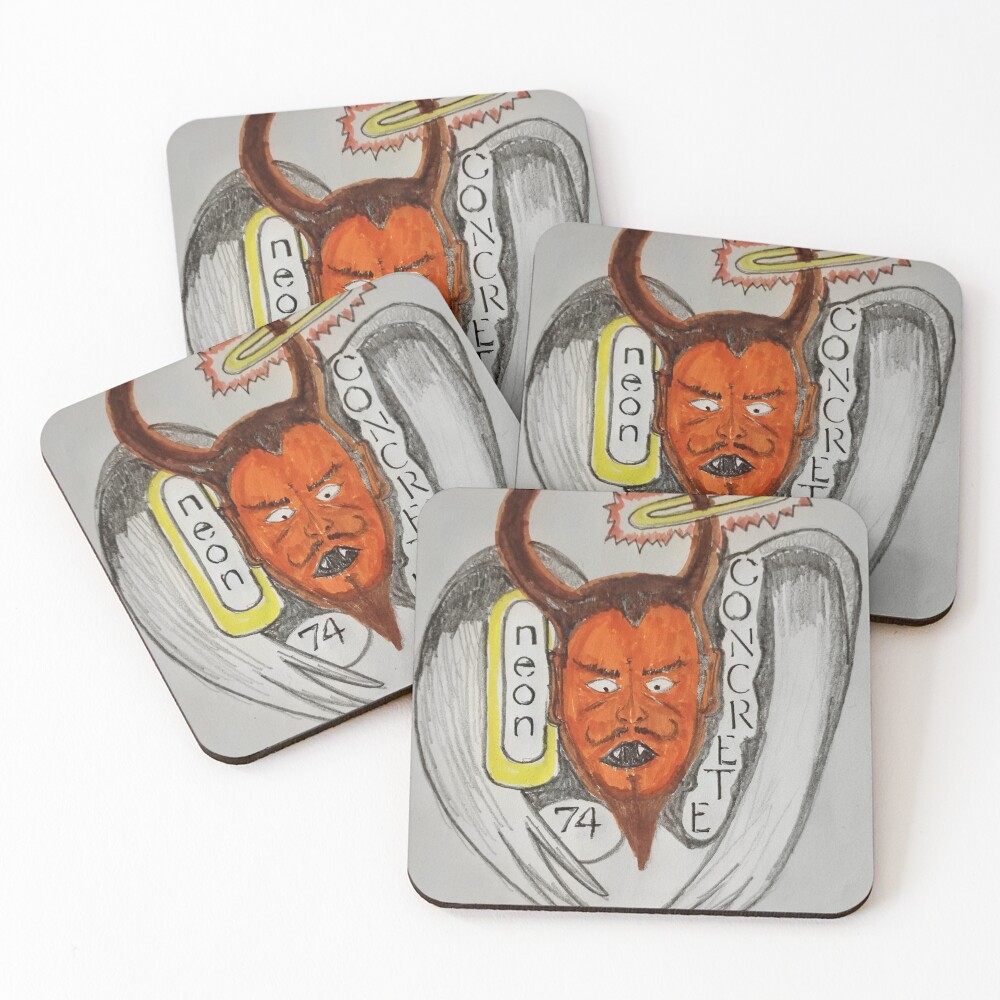 Item preview, Coasters (Set of 4) designed and sold by NeonDrips.