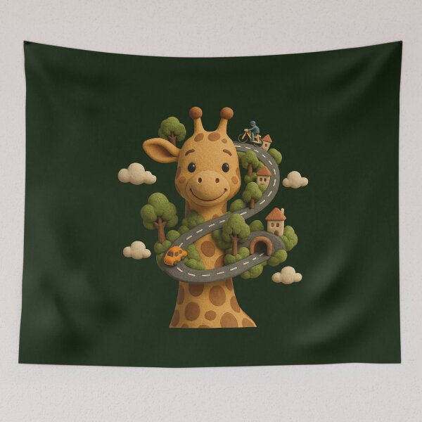 Item preview, Giraffe Roadscape designed and sold by FatmaAhmed90.