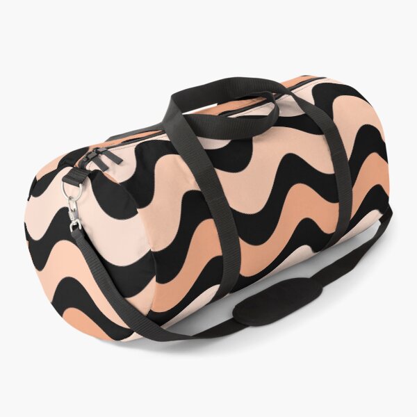 Item preview, 3D wave pattern - Terracotta color designed and sold by Pattern Petals.