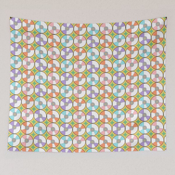 Item preview, Vintage CD Pattern designed and sold by RebelCatStudios(RCS).
