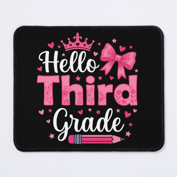Item preview, Hello Third Grade Back To School Student Academic Year designed and sold by Doodleoub.