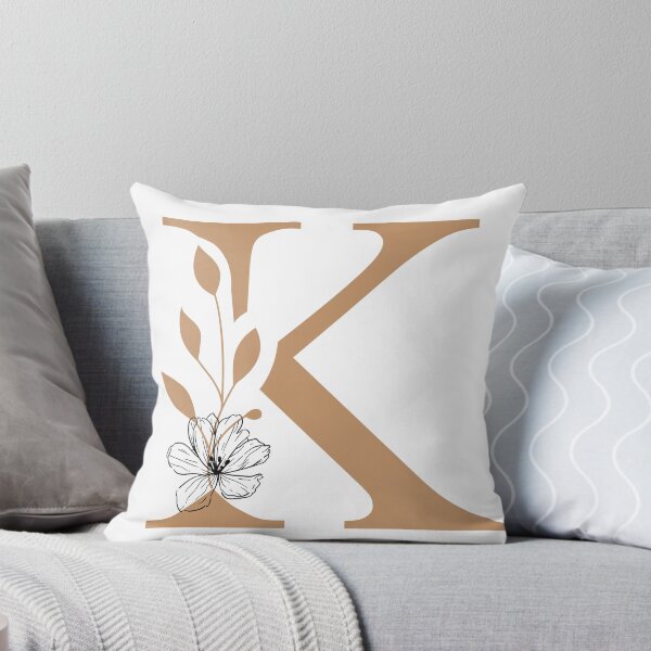 Item preview, Floral Monogram K Letter K Sticker | Elegant Botanical Initial K designed and sold by Mia-sanocean.