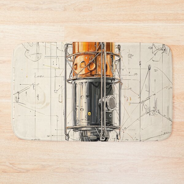 Item preview, Blueprint Microphone Sketch designed and sold by Design Atlas.