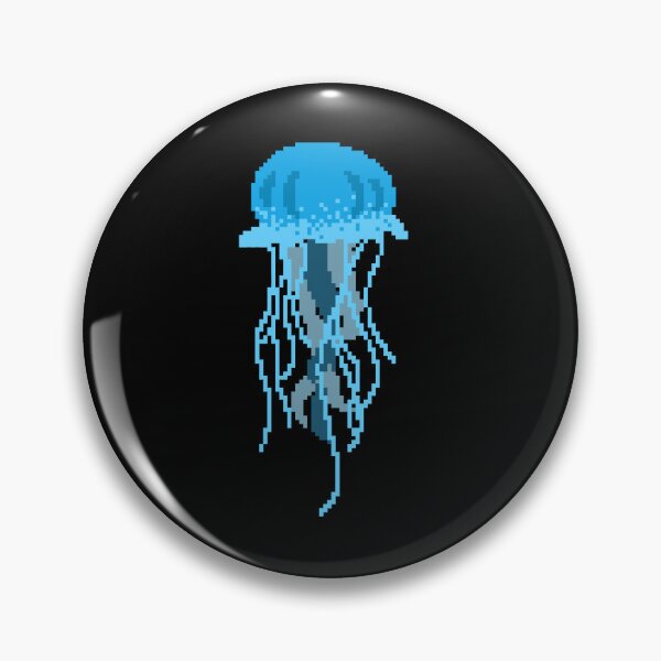 Item preview, Pixel art jellyfish  designed and sold by FoxPix.
