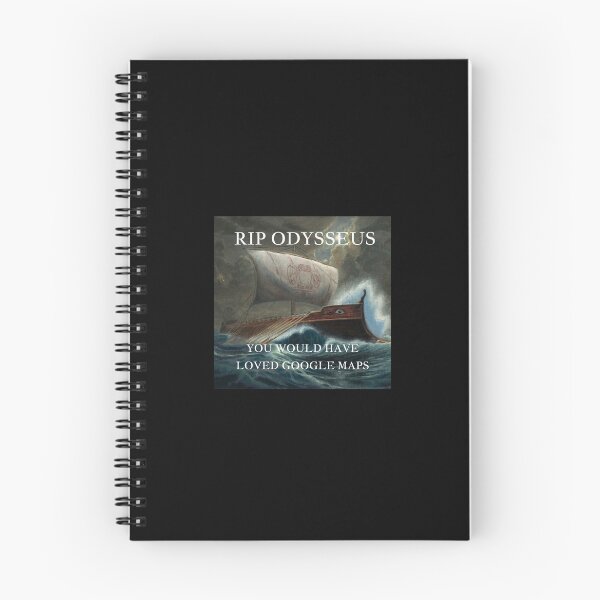 Item preview, The Odyssey RIP Odysseus  designed and sold by Pine & Pixels.