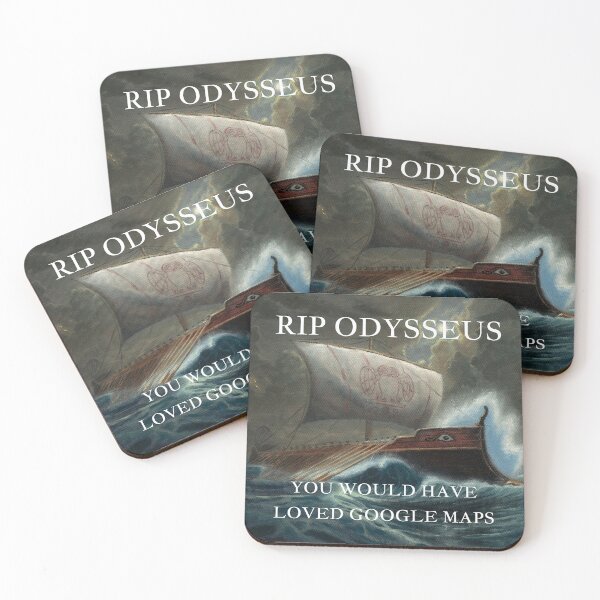 Item preview, The Odyssey RIP Odysseus  designed and sold by Pine & Pixels.