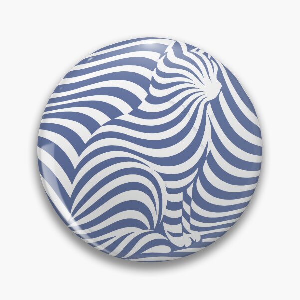 Item preview, Hidden Cat Illusion – Slate Blue designed and sold by WAUZ.