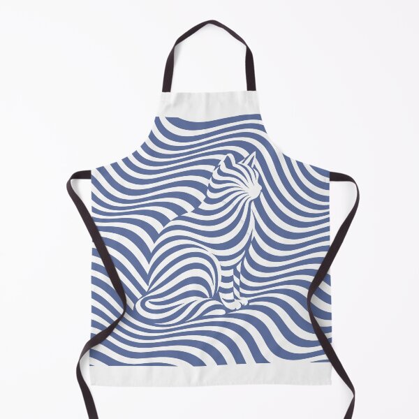 Item preview, Hidden Cat Illusion – Slate Blue designed and sold by WAUZ.