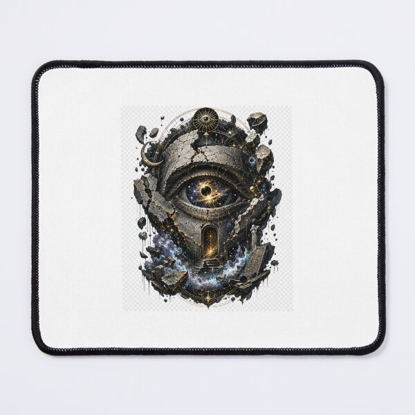Item preview, The Silent Watcher | Surreal Cosmic Eye Gothic T-Shirt designed and sold by Norique_7.