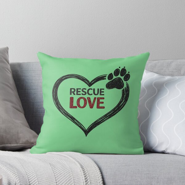 Item preview, Rescue Love | Minimalist Pet Rescue Paw Heart Design designed and sold by RosalesArts.