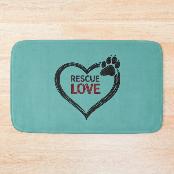 Item preview, Rescue Love | Minimalist Pet Rescue Paw Heart Design designed and sold by RosalesArts.