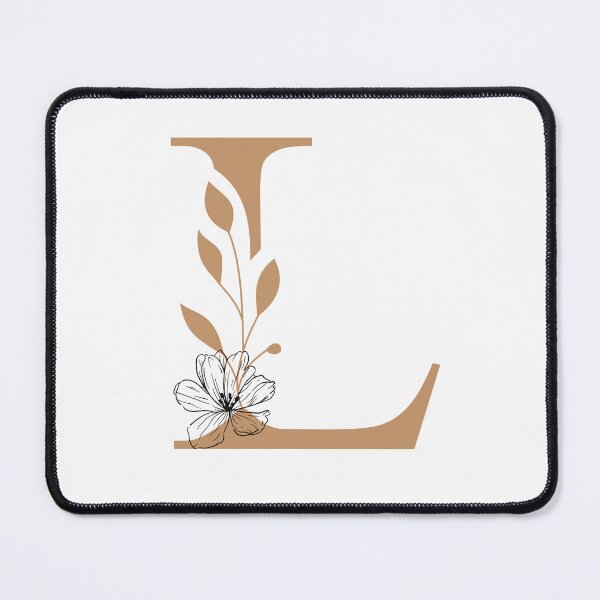 Item preview, Floral Monogram K Letter L Sticker | Elegant Botanical Initial L designed and sold by Mia-sanocean.