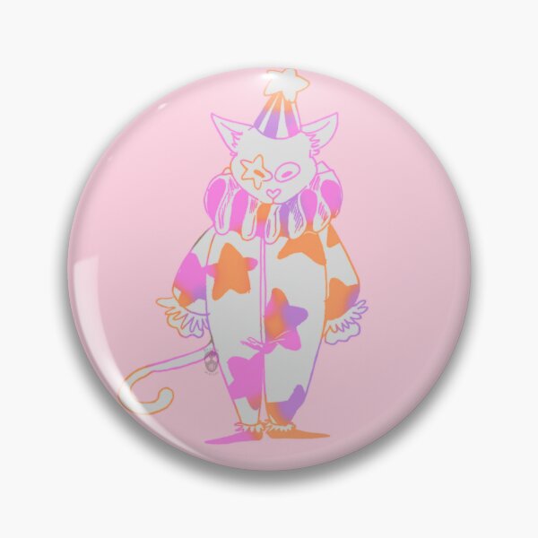 Item preview, peach circus cat designed and sold by pastelshinigami.