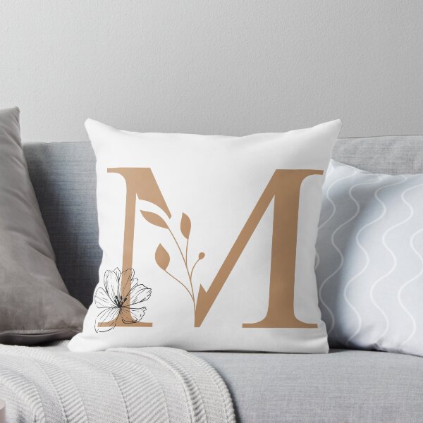 Item preview, Floral Monogram MLetter K Sticker | Elegant Botanical Initial M designed and sold by Mia-sanocean.