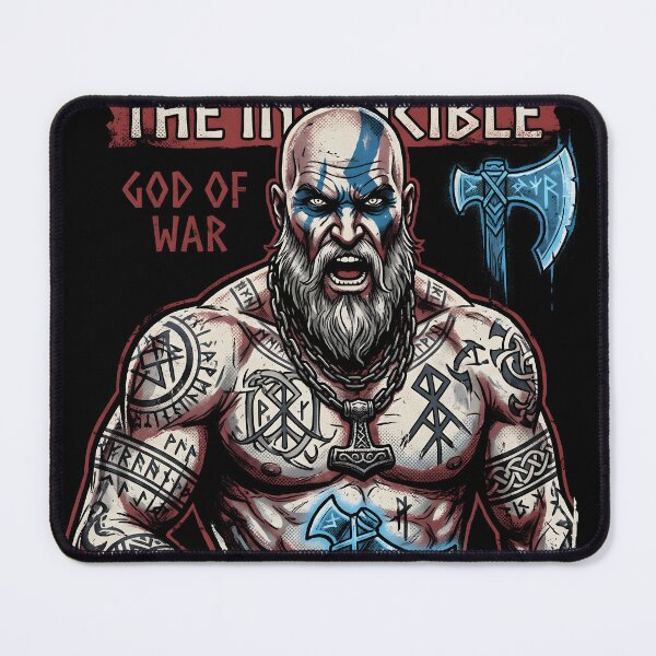 Item preview, Baldur God of War Gothic Gamer Graphic Tee designed and sold by Senpaiwaves.