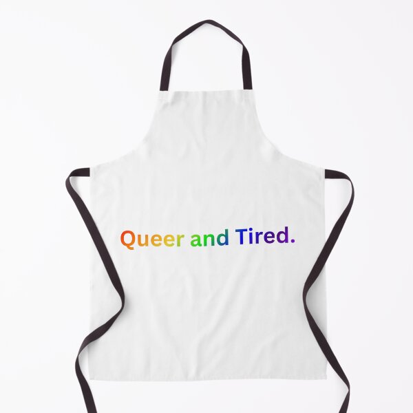Item preview, Queer and Tired. - Rainbow Text designed and sold by Prideful-Koala.