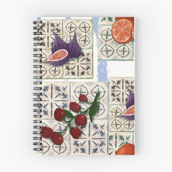 Item preview, Bright colors and fruits on decorative tiles in a kitchen setting during daylight designed and sold by SpaceartLilu.