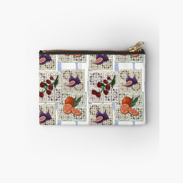 Item preview, Bright colors and fruits on decorative tiles in a kitchen setting during daylight designed and sold by SpaceartLilu.
