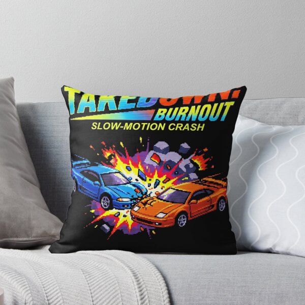 Item preview, Takedown Crash Burnout Arcade Video Game Streetwear Tee designed and sold by Senpaiwaves.