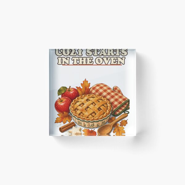 Item preview, Cozy Autumn Apple Pie Baking Illustration designed and sold by CheerfulNest.