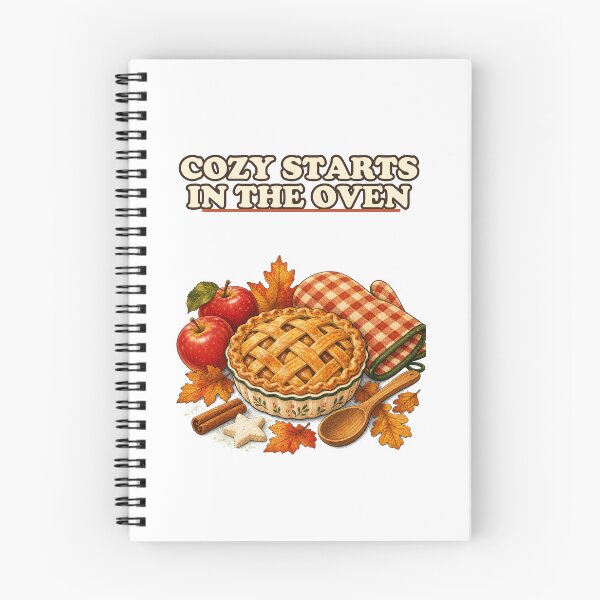 Item preview, Cozy Autumn Apple Pie Baking Illustration designed and sold by CheerfulNest.
