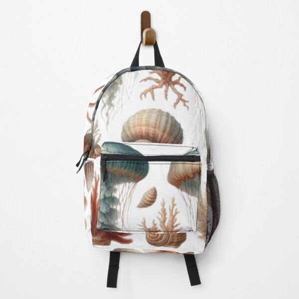 Item preview, Vintage Marine Biology Tapestry | Dark Academia Ocean Laboratory | Ernst Haeckel Scientific Illustration Wall Art designed and sold by DODObakr.