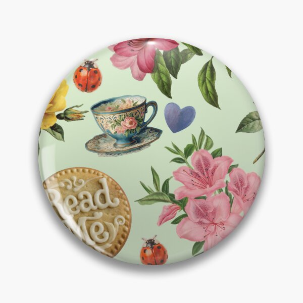 Item preview, Read Me Floral Cookie Pattern Design designed and sold by AshleyDaneArt.