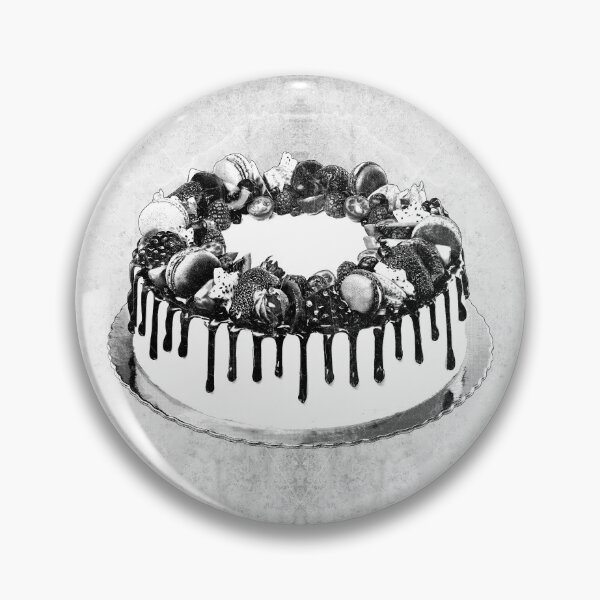 Item preview, Ring Cake With Fruit and Chocolate Drip designed and sold by Ghoul Enterprises.