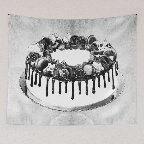 Item preview, Ring Cake With Fruit and Chocolate Drip designed and sold by Ghoul Enterprises.