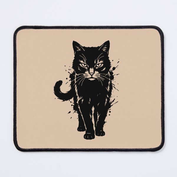 Item preview, Angry Cat Minimalist Art.  designed and sold by OmikronStore.