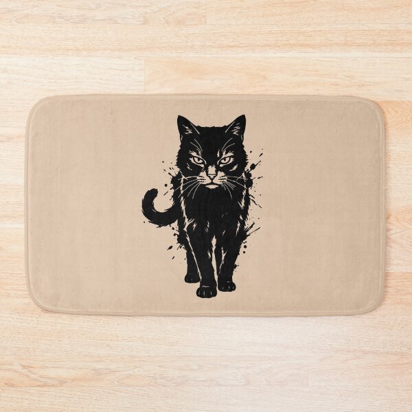 Item preview, Angry Cat Minimalist Art.  designed and sold by OmikronStore.